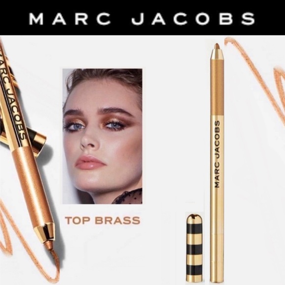 Marc Jacobs | Makeup Marc Jacobs Highliner Gel Eye Crayon Top Limited Gold Edition | Poshmark